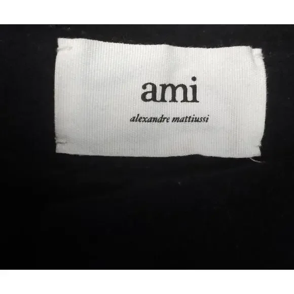 AMI ALEXANDRE MATTIUSSI Cashmere & Wool Heavy Trousers Pants Size 40